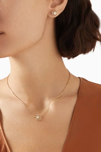 Mini Starlight Diamond Pendant 18kt Yellow Gold