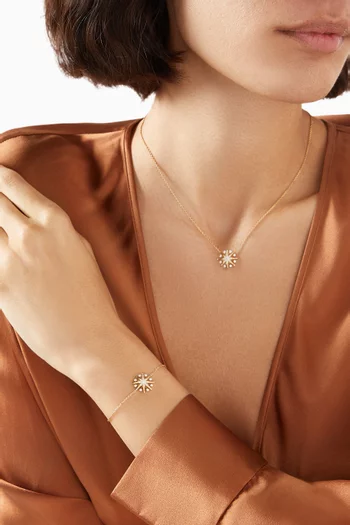 Mini Starlight Diamond Bracelet in 18kt Yellow Gold