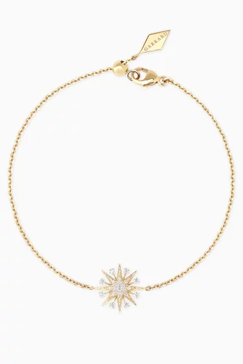 Mini Starlight Diamond Bracelet in 18kt Yellow Gold