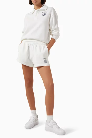 BH Crest Disco Shorts in Cotton Blend