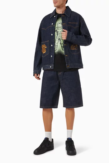Diamonds & Dollars Selvedge Jacket in Denim