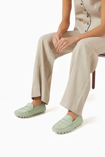 Gommino Bubble Loafers in Leather