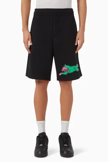 Running Dog Sweatshorts in Cotton