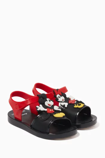 Mickey & Minnie Mouse Sandals in Melflex® PVC