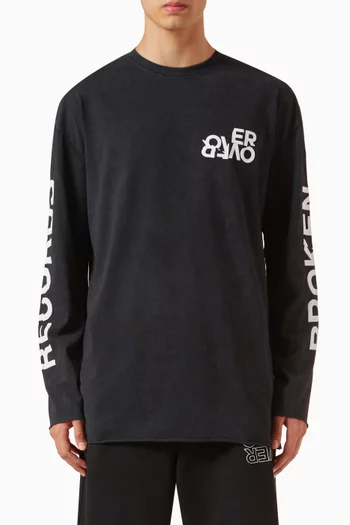 Easy Broken Records in Cotton-jersey