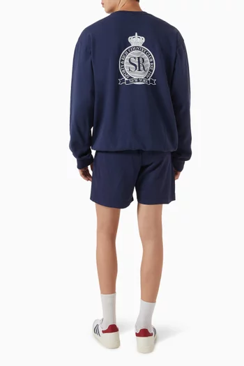 Royal Club Crewneck Sweater in Cotton