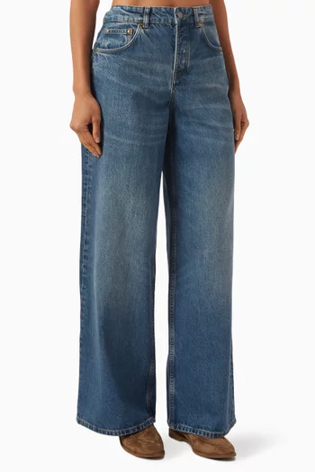Wide-leg Jeans in Denim