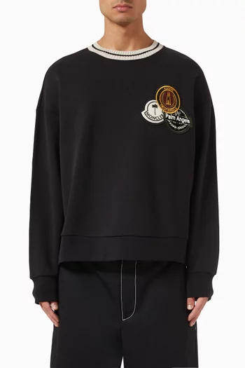 x Palm Angels Sweatshirt in Cotton Fleece