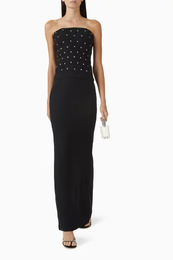 Woven Muse Gown in Georgette