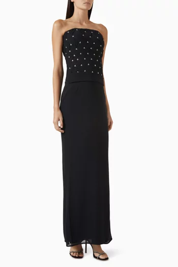 Woven Muse Gown in Georgette