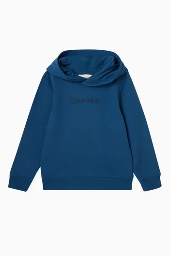 Logo Hoodie in Cotton-terry