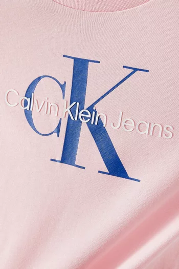 Ck Monogram T-shirt in Cotton-jersey