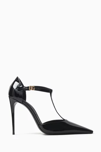T-bar 105 Pumps in Patent Leather