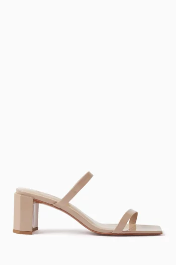 Tanya 65 Mules in Patent Leather