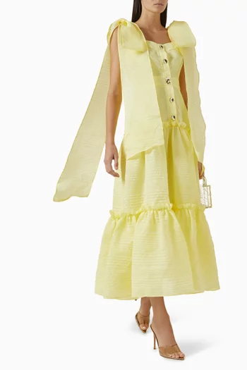 Ruffled Midi Dress