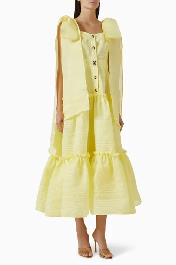 Ruffled Midi Dress