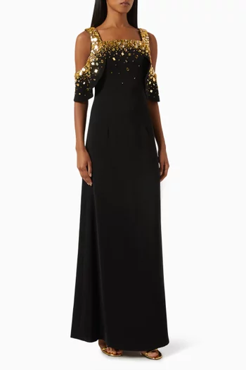 Anika Embellished Maxi Dress