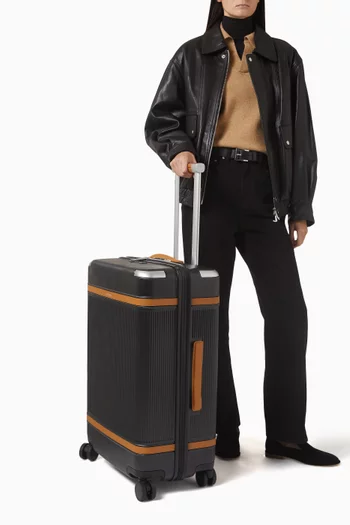 Aviator Grand Checked Luggage in Recycled Polycarbonate