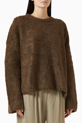 Boxy Sweater in Alpaca Knit