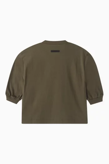 Logo Long-sleeve T-shirt in Cotton-jersey