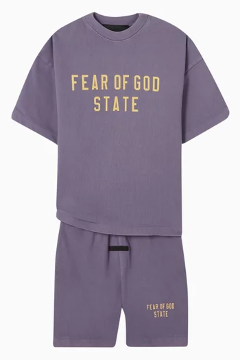 Logo Soccer Shorts in Fleece