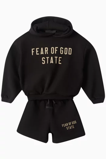 Logo Hoodie in Fleece