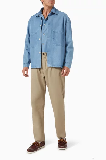 Sayan Shirt Jacket in Denim