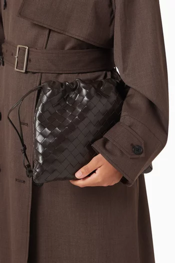 Medium Dustbag in Intrecciato Leather