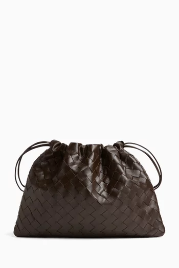 Medium Dustbag in Intrecciato Leather