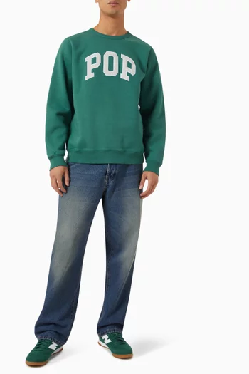 Arch Logo Sweatshirt in Cotton