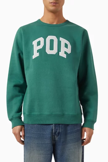Arch Logo Sweatshirt in Cotton