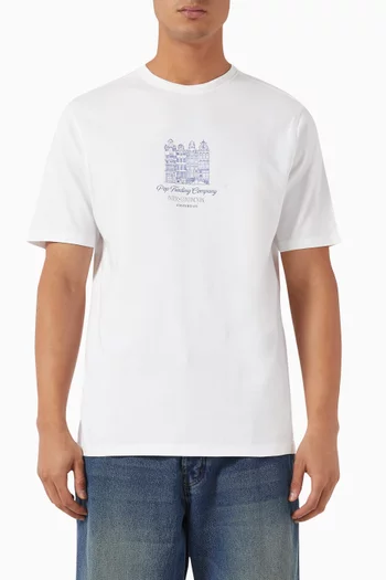 Continental T-shirt in Cotton-jersey