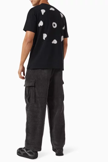 Blurred Logo T-shirt in Cotton-jersey