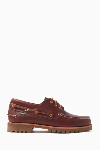 Acadia Lace-up Moccasins in Leather