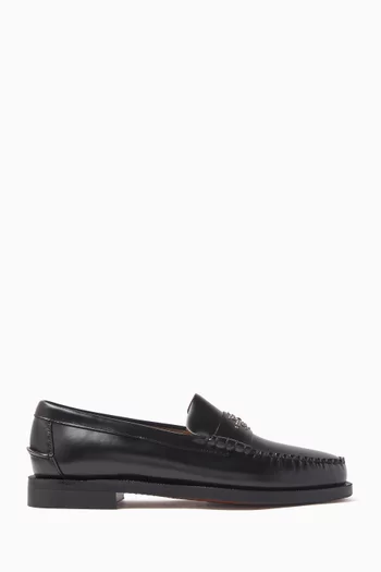 x HTC LA Classic Dan Sun Loafers in Leather