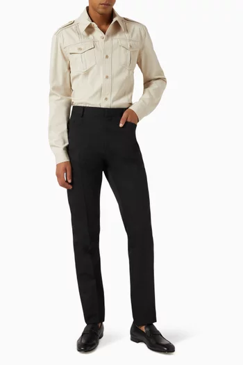 Overshirt in Twill