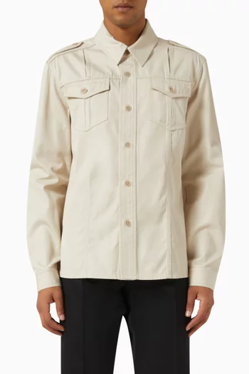 Overshirt in Twill