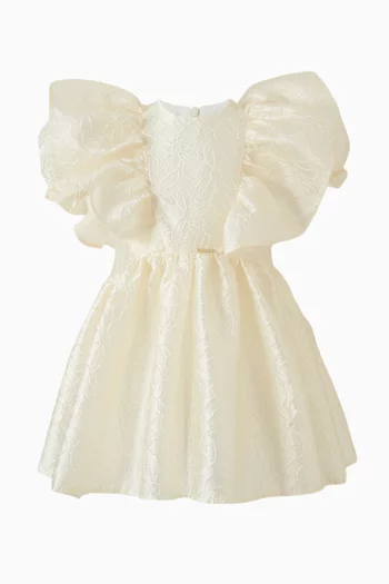 Ruffle Flared Dress