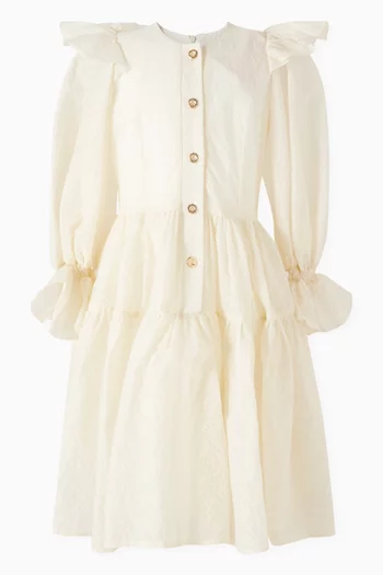 Button-up Flared Dress