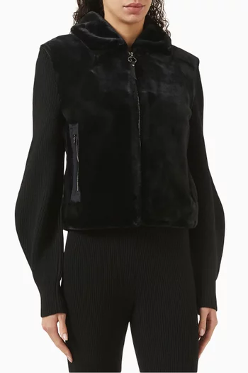 Paige Jacket in Faux Fur