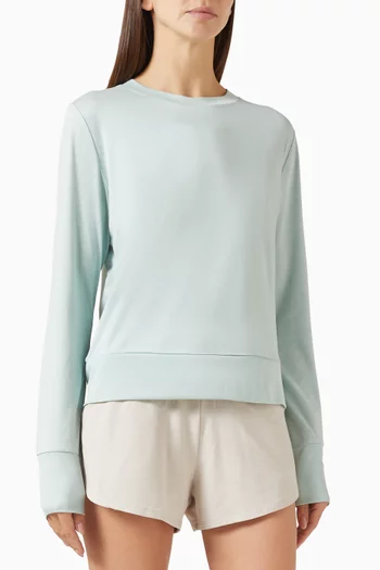 Daydream Crewneck Top in Technical-knit