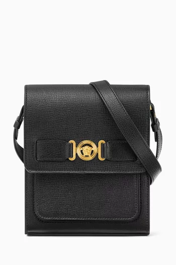 Medusa Messenger Bag in Leather