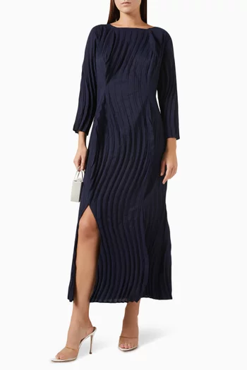 Imogen Pleated Maxi Dress