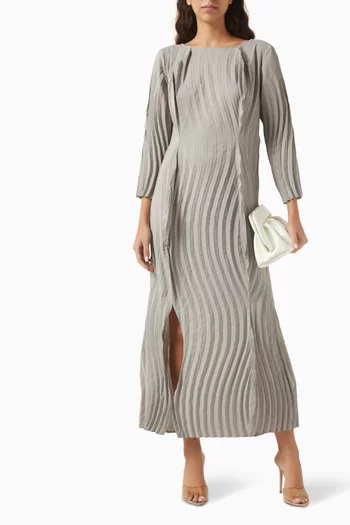 Imogen Pleated Maxi Dress