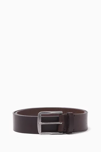Reversible Belt in Leather