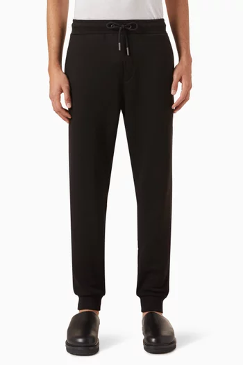 Embroidered-logo Sweatpants in Cotton