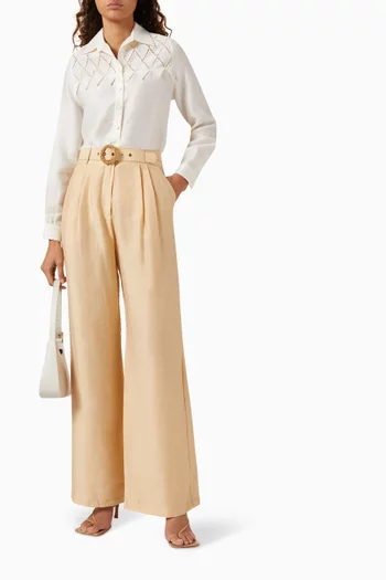 Wide-leg Pants