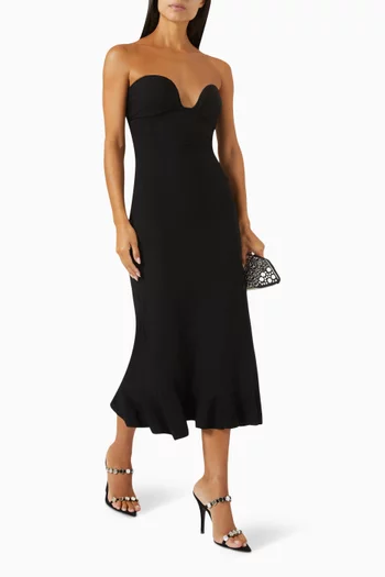Knit Midi Dress in Viscose