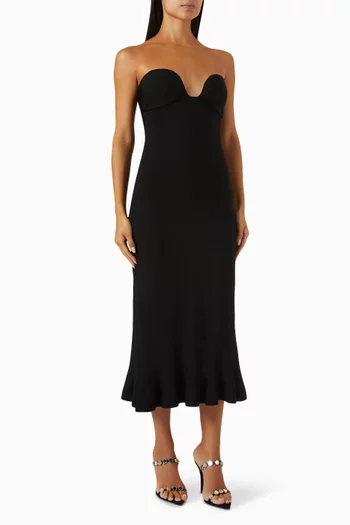 Knit Midi Dress in Viscose