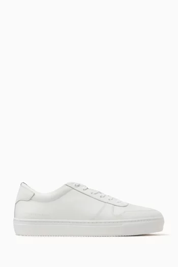 Corporate Cupsole Low-top Sneakers in Leather